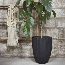 Capi vas de plante urban tube elegant, negru, 46x58 cm, mic, kblt783, 3 image