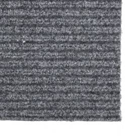 Covor traversă de captare a murdăriei, gri, 100x100 cm, 3 image
