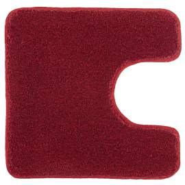 430255 kleine wolke toilet rug "relax" 55x55cm ruby red, 2 image
