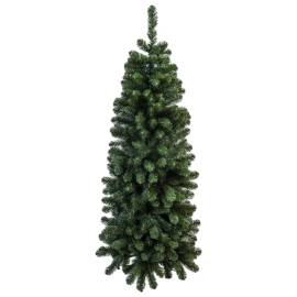 Ambiance brad de crăciun artificial subţire, 210 cm