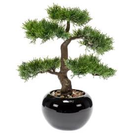 Emerald cedru artificial bonsai, verde, 34 cm 420003, 2 image