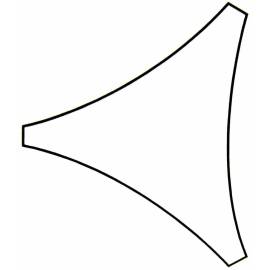 Perel pânză parasolar, crem, 3,6 m, triunghiular, gss3360, 3 image