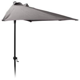 Progarden umbrelă de soare, gri cărbune, 250 cm, semirotundă, 2 image