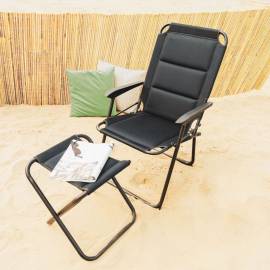 Travellife scaun pliabil „barletta compact”, negru