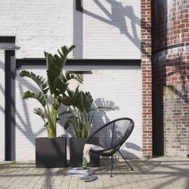 Capi jardinieră urban smooth, negru, 40x40x40 cm, pătrată, kbl903, 8 image