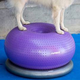 Fitpaws minge de echilibru animale de companie trax donut violet 55 cm, 4 image