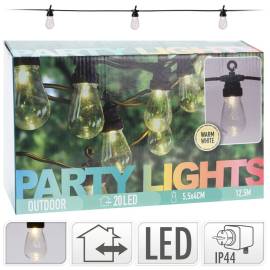 Progarden set de iluminat pentru petreceri cu led, 20 lămpi, 12 v, 2 image
