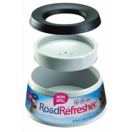 Road refresher bol de apă animal de companie non-spill gri mic sgrr, 3 image