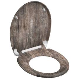 SchÜtte scaun de toaletă duroplast, închidere silențioasă, „old wood”, 2 image