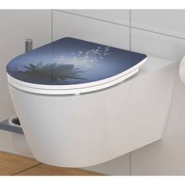 SchÜtte scaun de toaletă duroplast închidere silențioasă, water lily