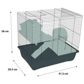 Flamingo cușca hamster "enzo 2", bordo, 41,5x28,5x38 cm, 6 image