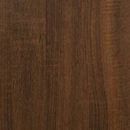 Dulap pentru discuri stejar maro, 121x38x48 cm, lemn prelucrat, 7 image
