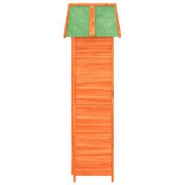Magazie de unelte de grădină maro 89x52,5x175cm lemn masiv pin, 6 image