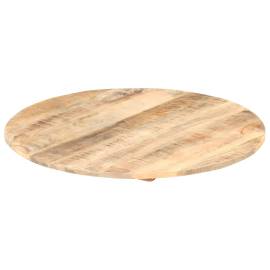 Blat de masă, 40 cm, lemn masiv de mango, rotund, 15-16 mm, 2 image