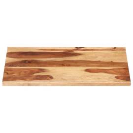 Blat de masă, 70 x 80 cm, lemn masiv sheesham, 25-27 mm, 3 image