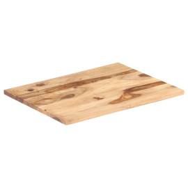Blat de masă, 70 x 80 cm, lemn masiv sheesham, 25-27 mm, 8 image