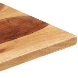 Blat de masă, 70 x 80 cm, lemn masiv sheesham, 25-27 mm, 4 image