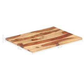 Blat de masă, 70 x 80 cm, lemn masiv sheesham, 25-27 mm, 6 image