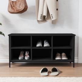 Pantofar, negru, 100x35x55 cm, lemn prelucrat, 3 image