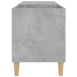Dulap pentru discuri gri beton 84,5x38x48 cm lemn prelucrat, 6 image