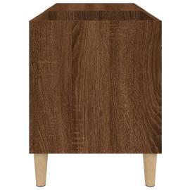 Dulap pentru discuri stejar maro, 84,5x38x48 cm, lemn prelucrat, 6 image