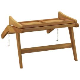 Scaun de grădină, lemn masiv de tec, 5 image