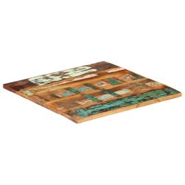 Blat de masă pătrat, 70 x 70 cm, lemn masiv reciclat, 25-27 mm, 10 image