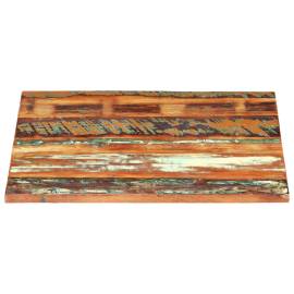 Blat de masă pătrat, 80 x 80 cm, lemn masiv reciclat, 25-27 mm, 3 image