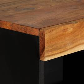 Dulap lateral, 85x33x107 cm, lemn masiv de acacia, 5 image