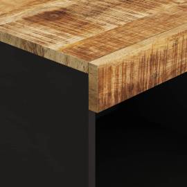 Dulap lateral, 85x33x107 cm, lemn masiv de mango, 5 image