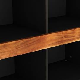 Dulap lateral, 85x33x75 cm din lemn masiv de acacia, 8 image