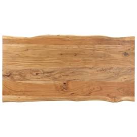 Masă de bucătărie, 160 x 80 x 76 cm, lemn masiv de acacia, 4 image