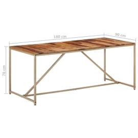 Masă de bucătărie, 180 x 90 x 76 cm, lemn masiv de sheesham, 7 image