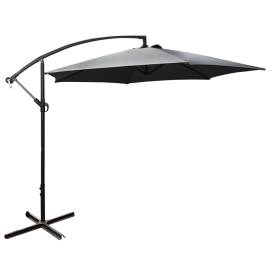 Hi umbrelă de soare suspendată, antracit, diametru 3 m, 2 image