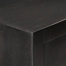Dulap cu sertare, negru/auriu, 45 x 30 x 105 cm, lemn de mango, 2 image