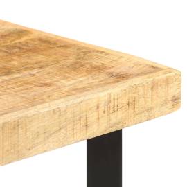 Masă de bar, 60 x 60 x 107 cm, lemn de mango nefinisat, 5 image