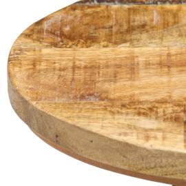 Taburete de bar, 4 buc., lemn de mango nefinisat, 3 image