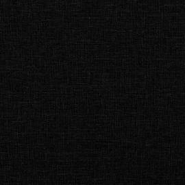 Canapea extensibilă, negru, material textil, 11 image