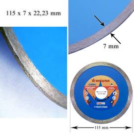 Disc diamantat, ceramica, taiere umeda, 115 mm/22.23 mm, richmann, 3 image