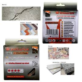 Disc diamantat segmentat, beton, slefuire uscata, 125 mm/22.23 mm, richmann exclusive, 2 image