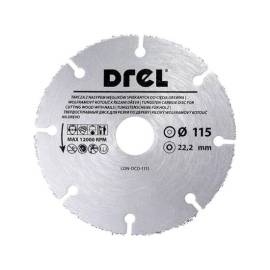 Disc diamant segmentat, lemn, taiere uscata, 115 mm/22.2 mm, drel
