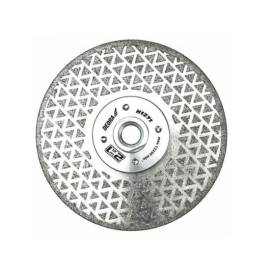 Disc diamantat, 2 in 1, taiere si slefuire piatra, 125 mm, m14, dedra