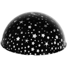 Lampa de noptiera cu proiector, pentru copii, cupola rotativa, 2 moduri, negru, 230v/4xaaa, 11.5x10 cm, 7 image