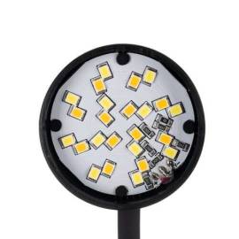 Lampa de birou cu clips, brat flexibil, 3 culori lumina, 10 niveluri, usb, negru, 45 cm, izoxis, 2 image