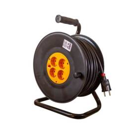 Prelungitor electric industrial, pe tambur, 3x1.5 mm², ip20, 25 m, gelux