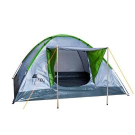 Cort camping, 2-4 persoane, cu copertina, husa cu maner, 200x200x110 cm, montana, malatec, 3 image