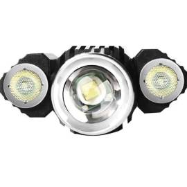 Lanterna aluminiu, led t6 + cree, 300 lm, zoom, usb, trizand, 2 image
