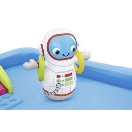 Piscina gonflabila pentru copii, de joaca, cu tobogan, 228x206x84 cm, bestway little astronaut, 9 image