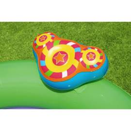 Piscina gonflabila pentru copii, de joaca, cu tobogan, 295x190x137 cm, bestway sing 'n splash, 7 image