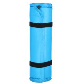 Saltea camping auto-gonflabila, poliester si spuma pu, albastru, 180x50 cm, springos, 24 image